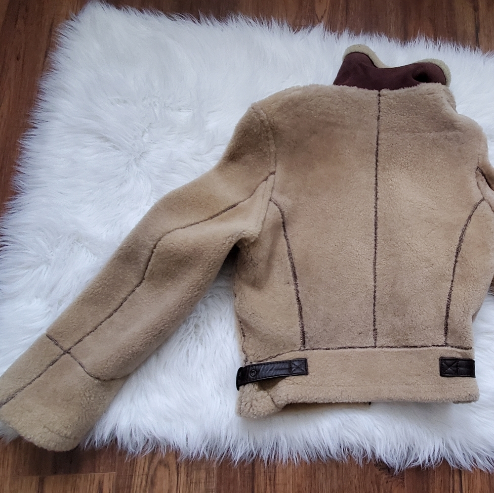 RM2 Shearling reversible jacket